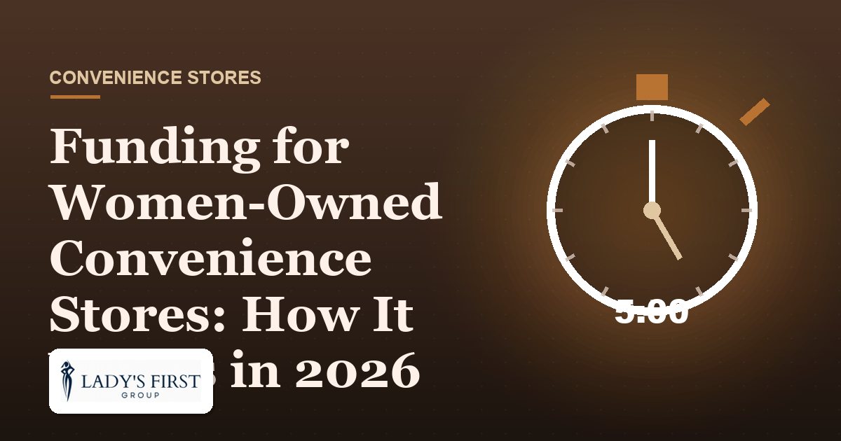 Funding for Women-Owned Convenience Stores: How It Works in 2026 — Lady's First Group business funding